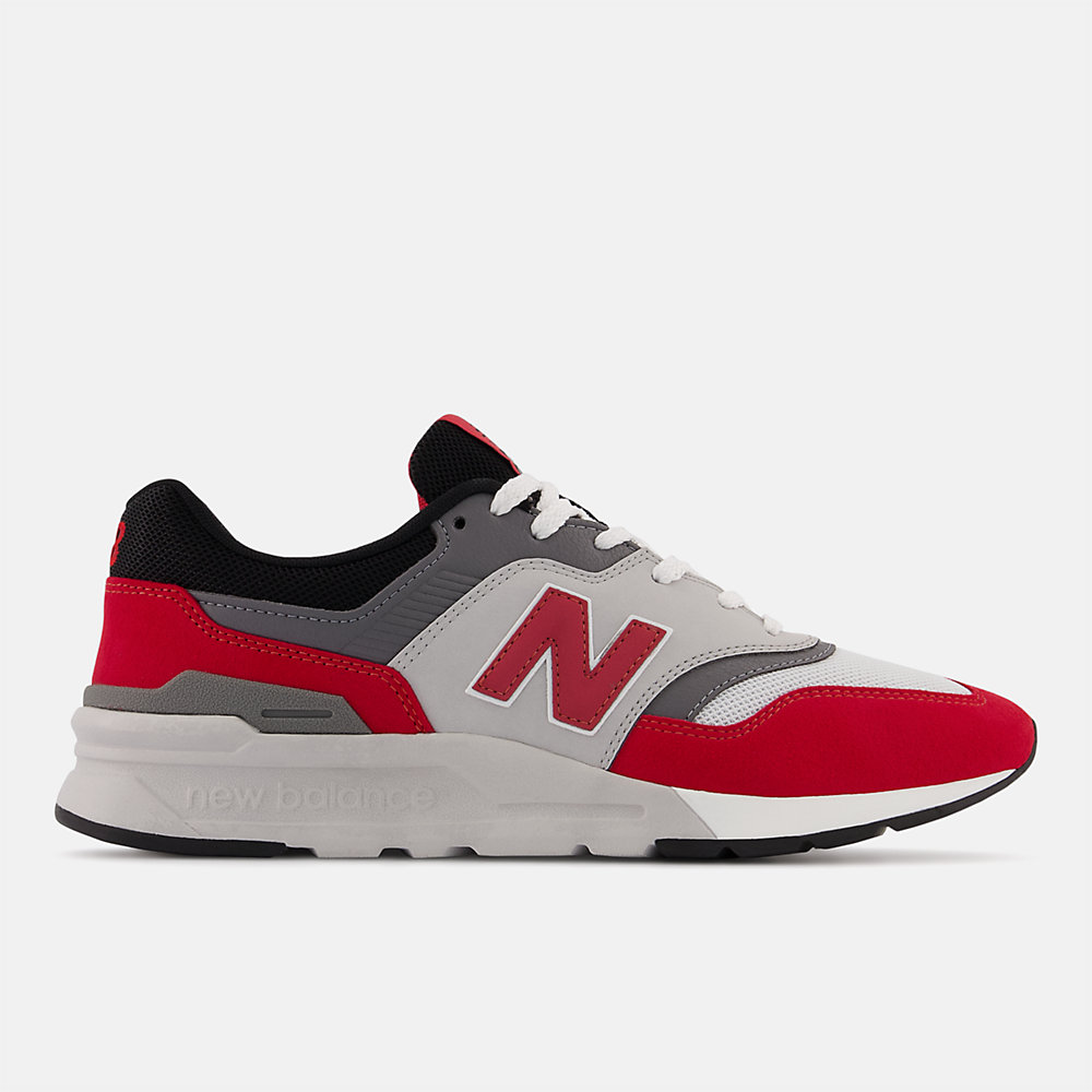 New Balance 997H Shoes Team Red with Black